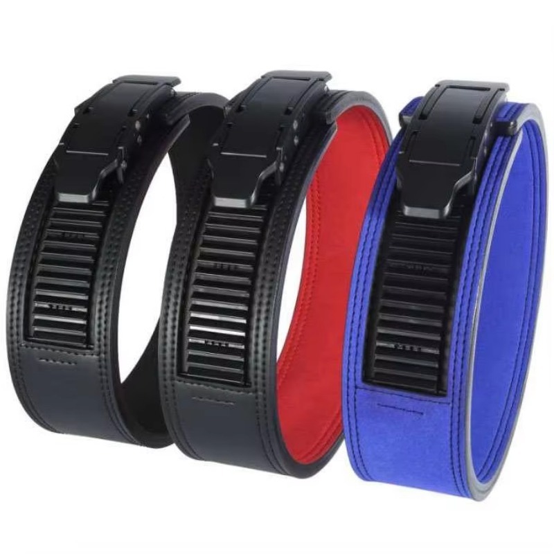 Leather Workout Belt - New Design PR Gym Waist Workout