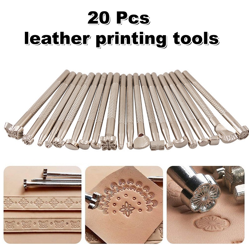 20Pcs Leather Stamping Tools L - Leatherwork Tool Kit review and price
