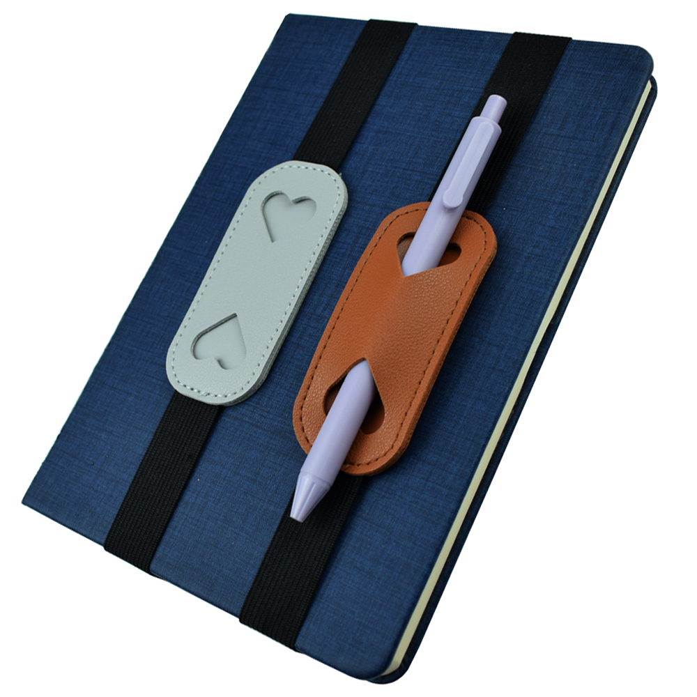 Elastic PU Leather Pen Holder  - Leather Work Diary review and price
