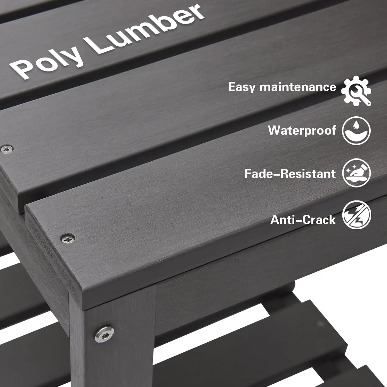 Outdoor Potting Bench, HDPE Pa - Leatherwork Bench review and price