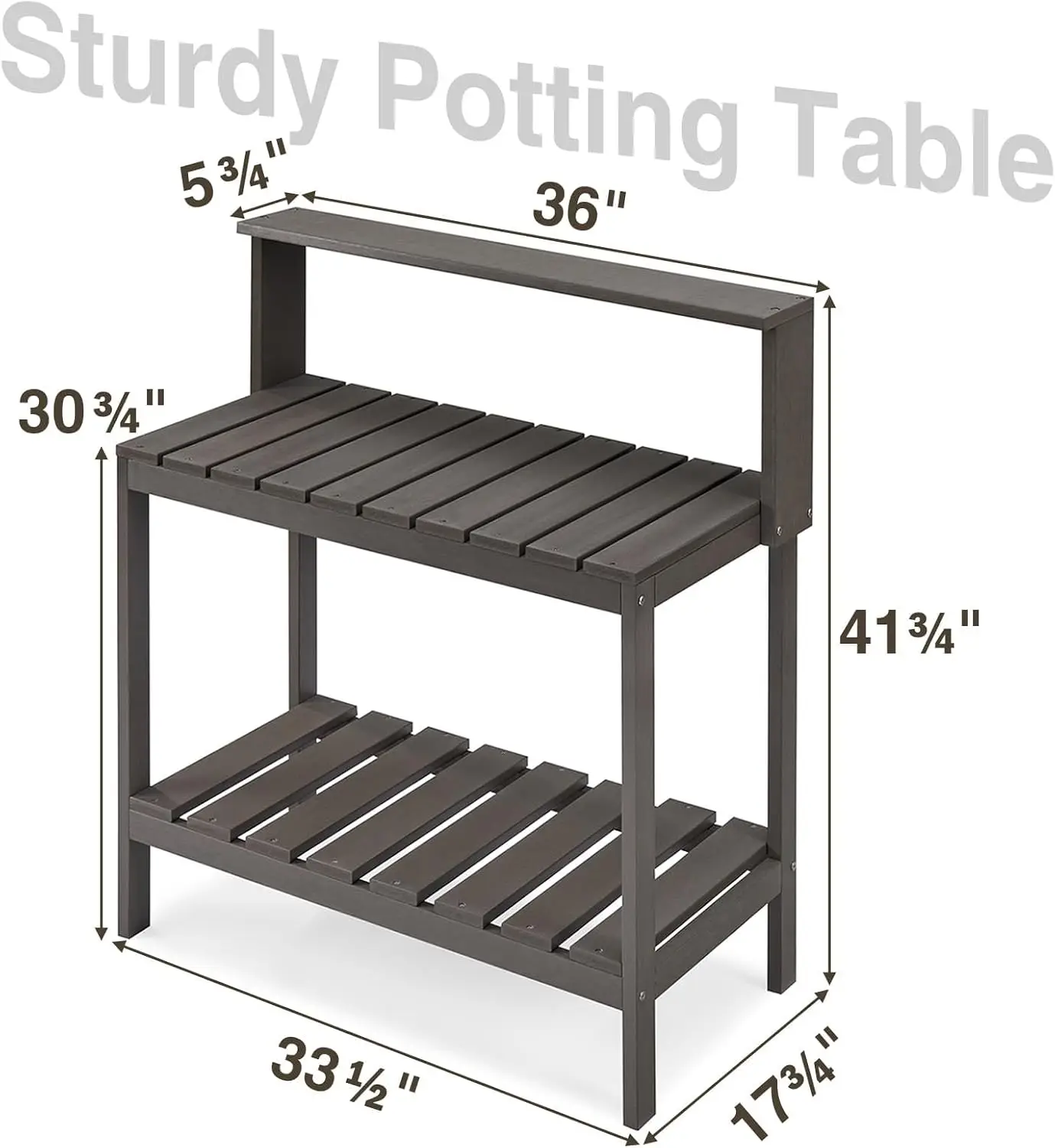 Outdoor Potting Bench, HDPE Pa - Leatherwork Bench review and price