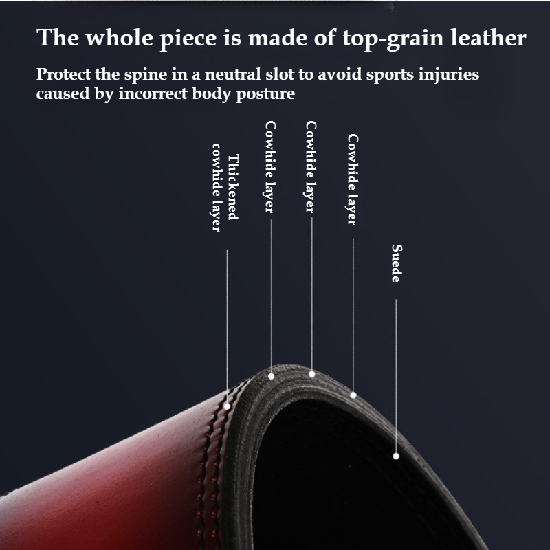 Weightlifting Belt Full Grain  - Leather Workout Belt review and price