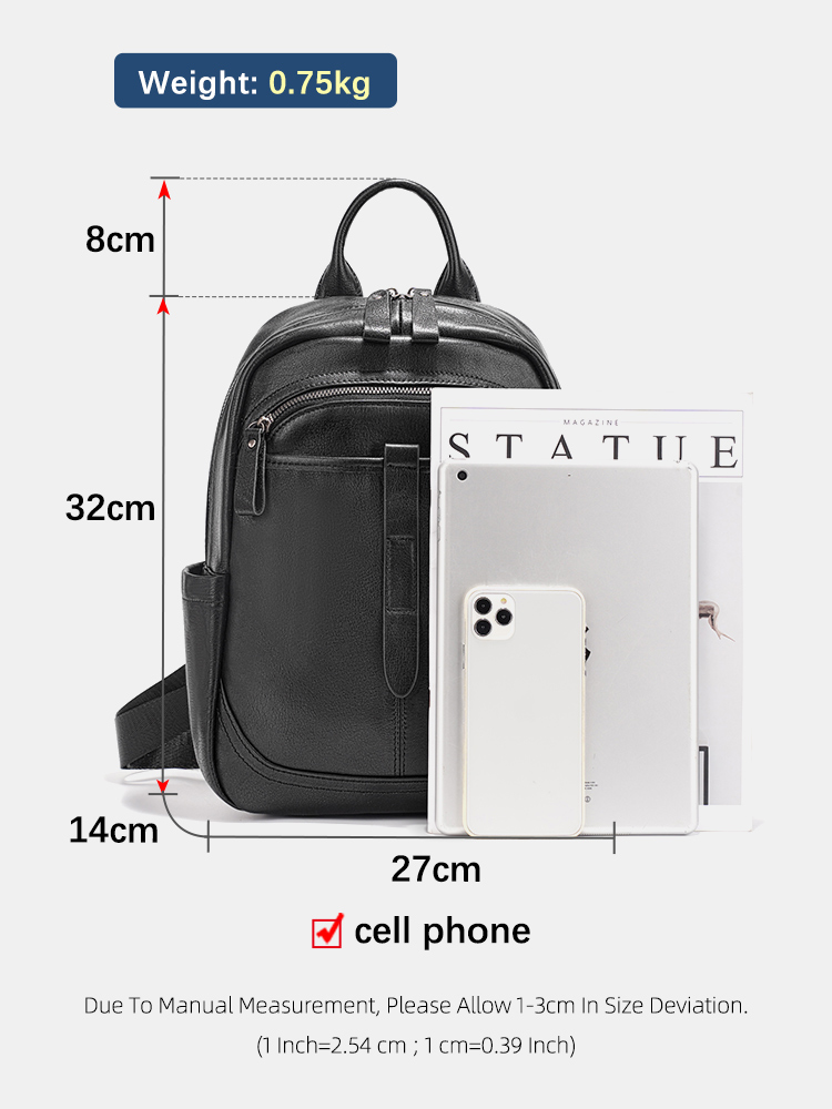 Zency Women's Genuine Leather  - Leather Work Womens Backpack review and price