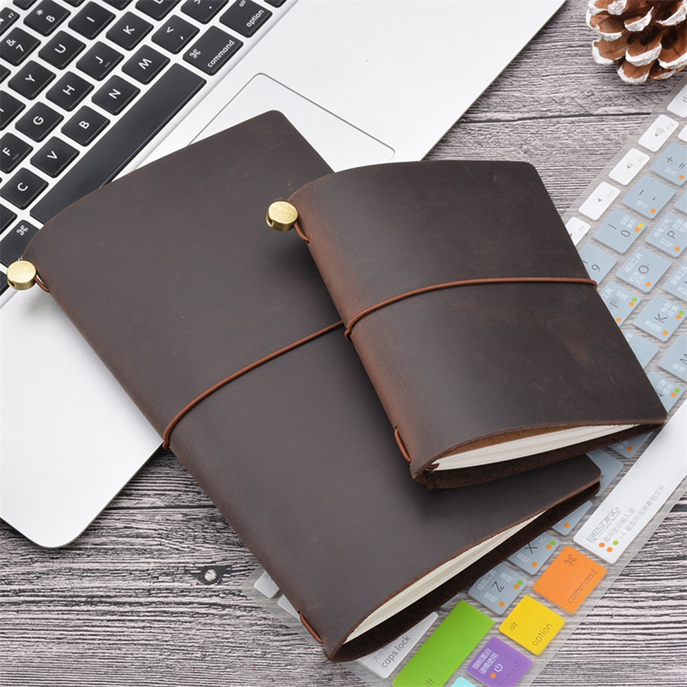 Genuine Leather Traveler Noteb - Leather Work Diary review and price