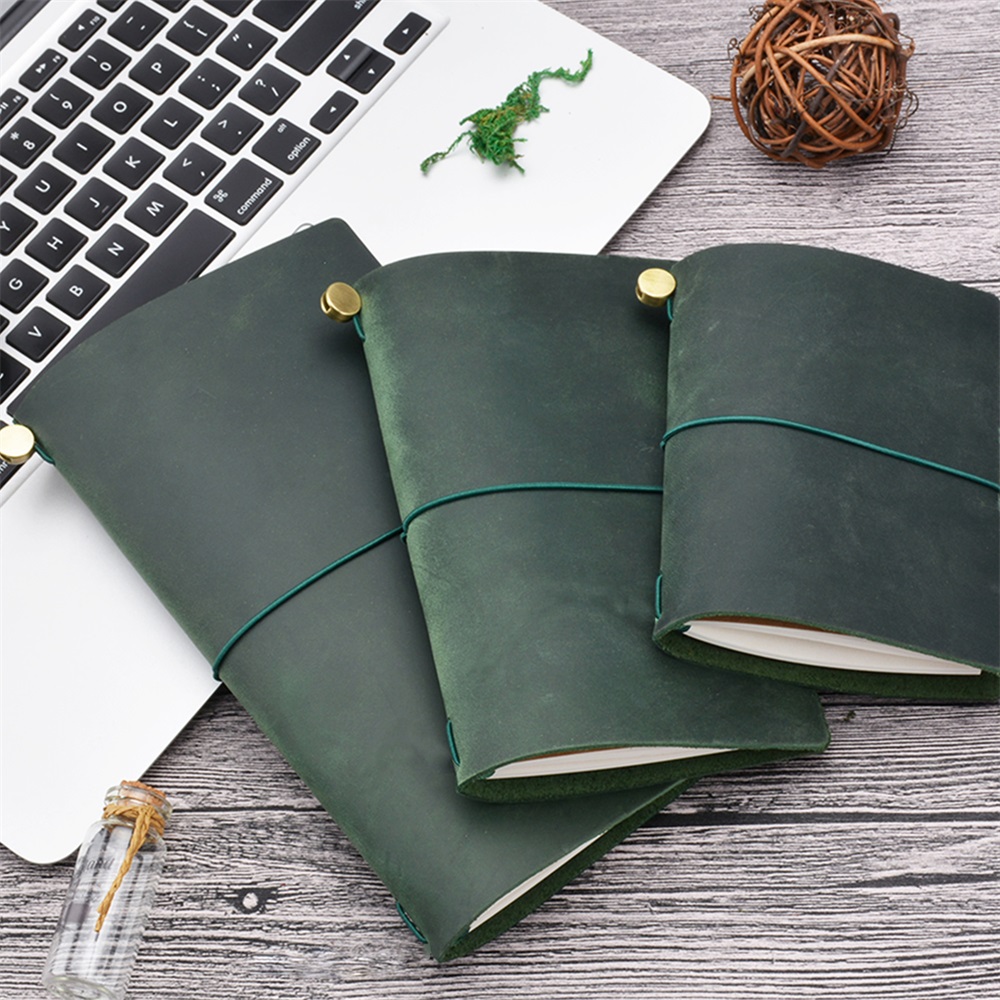 Genuine Leather Traveler Noteb - Leather Work Diary review and price