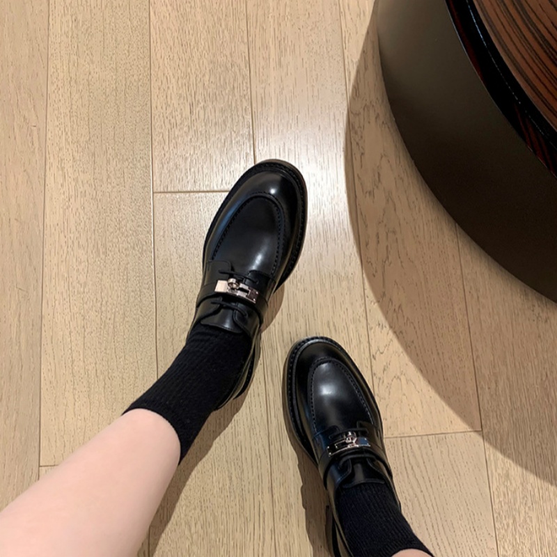 Women Loafers Shoes Retro Casu - Leather Work Flats Women review and price