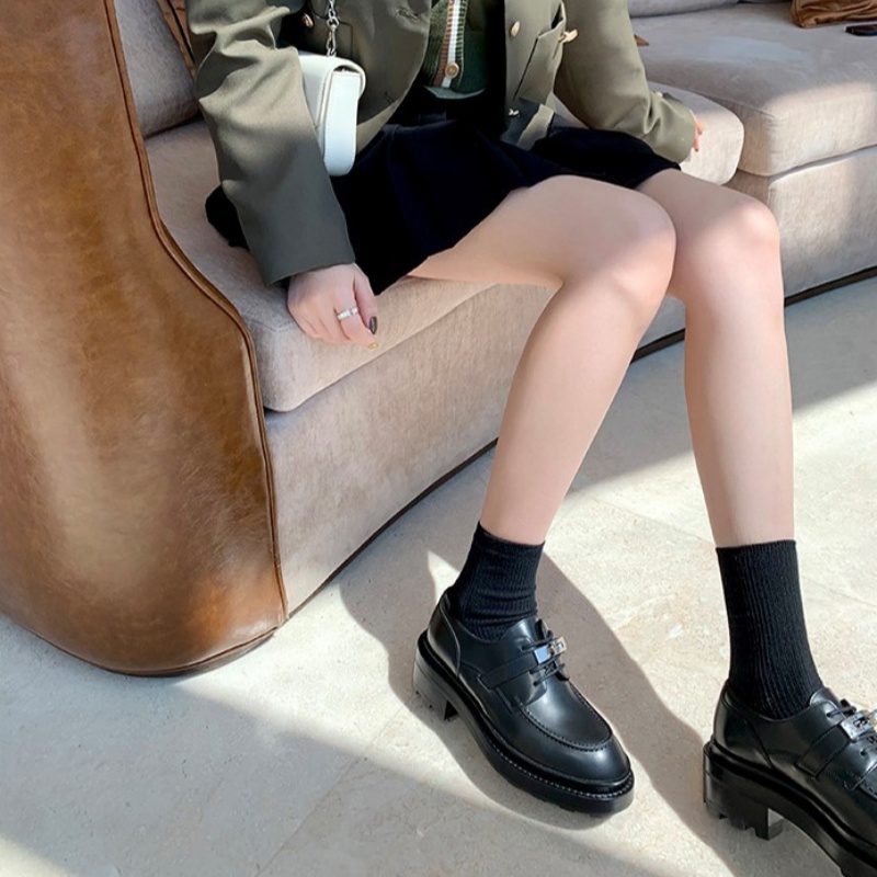 Women Loafers Shoes Retro Casu - Leather Work Flats Women review and price