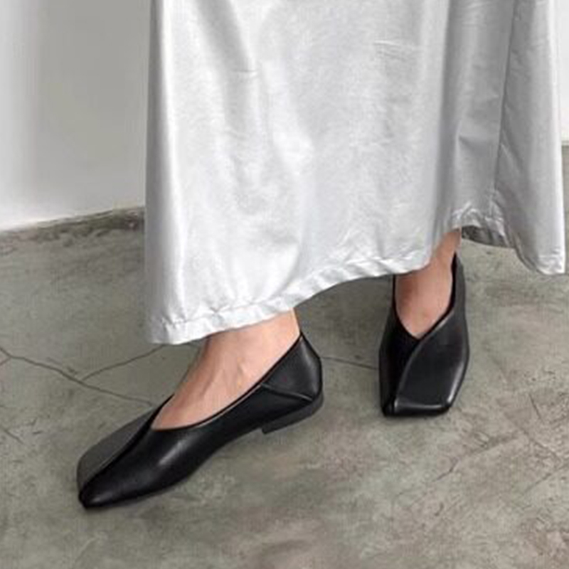 Women New Loafers Shoes Flats  - Leather Work Flats Women review and price