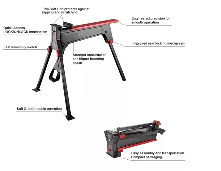 Folding Saw Horse Work Table P - Leatherwork Bench review and price