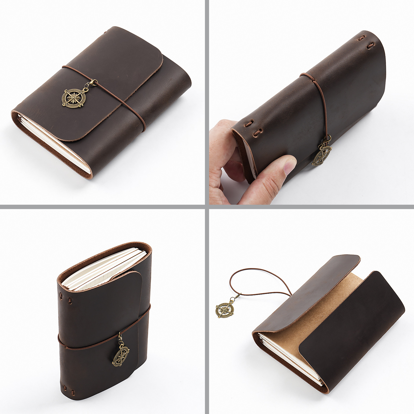 New Arrival Triple Fold TN Tra - Leather Work Diary review and price