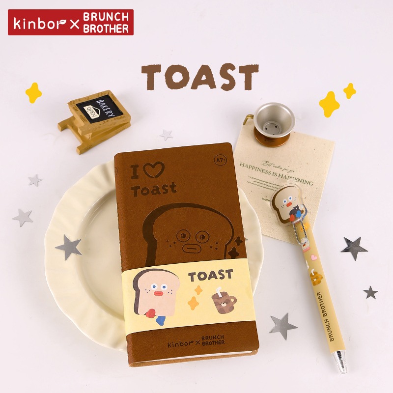 Kinbor Cute Cartoon A7 Pocket  - Leather Work Diary review and price