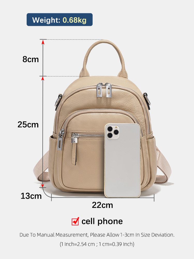 Zency Genuine Leather Small Ba - Leather Work Womens Backpack review and price