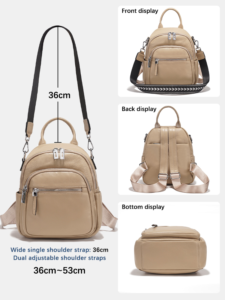 Zency Genuine Leather Small Ba - Leather Work Womens Backpack review and price