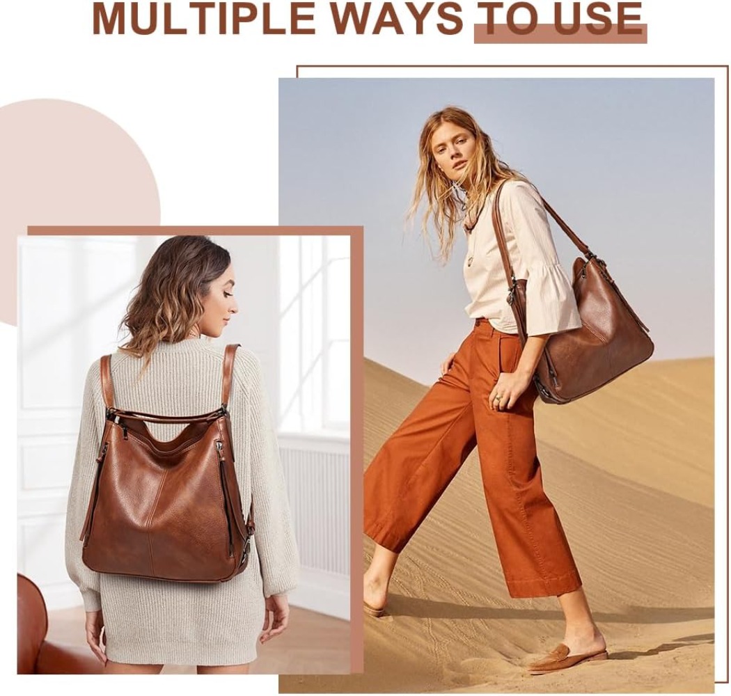 Luxury Women Tote Bag Handbags - Leather Work Womens Backpack review and price