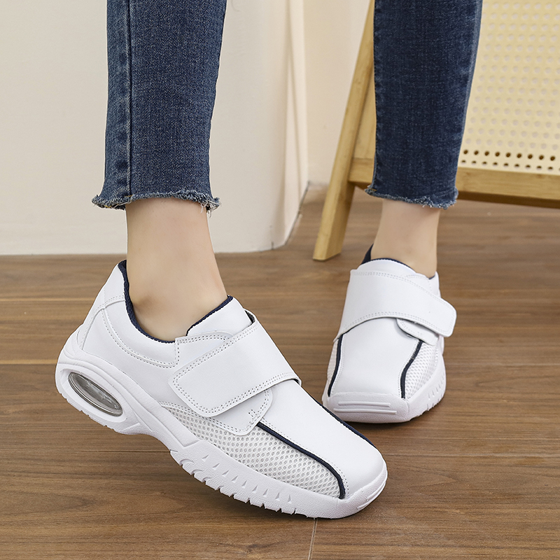 Professional Pure White Nursin - Leather Work Flats Women review and price