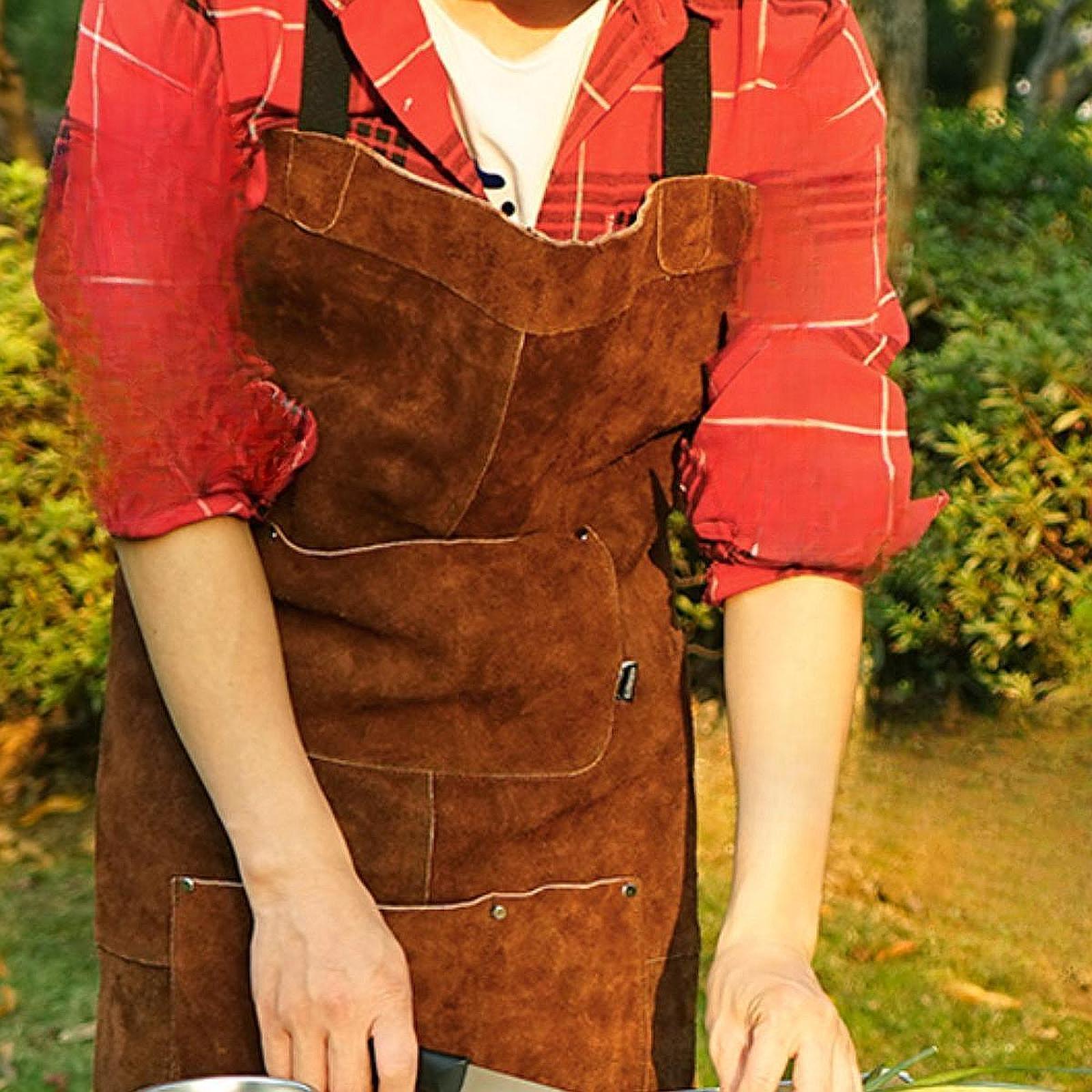 Workshop Garage Apron Wear Res - Leather Work Japan review and price