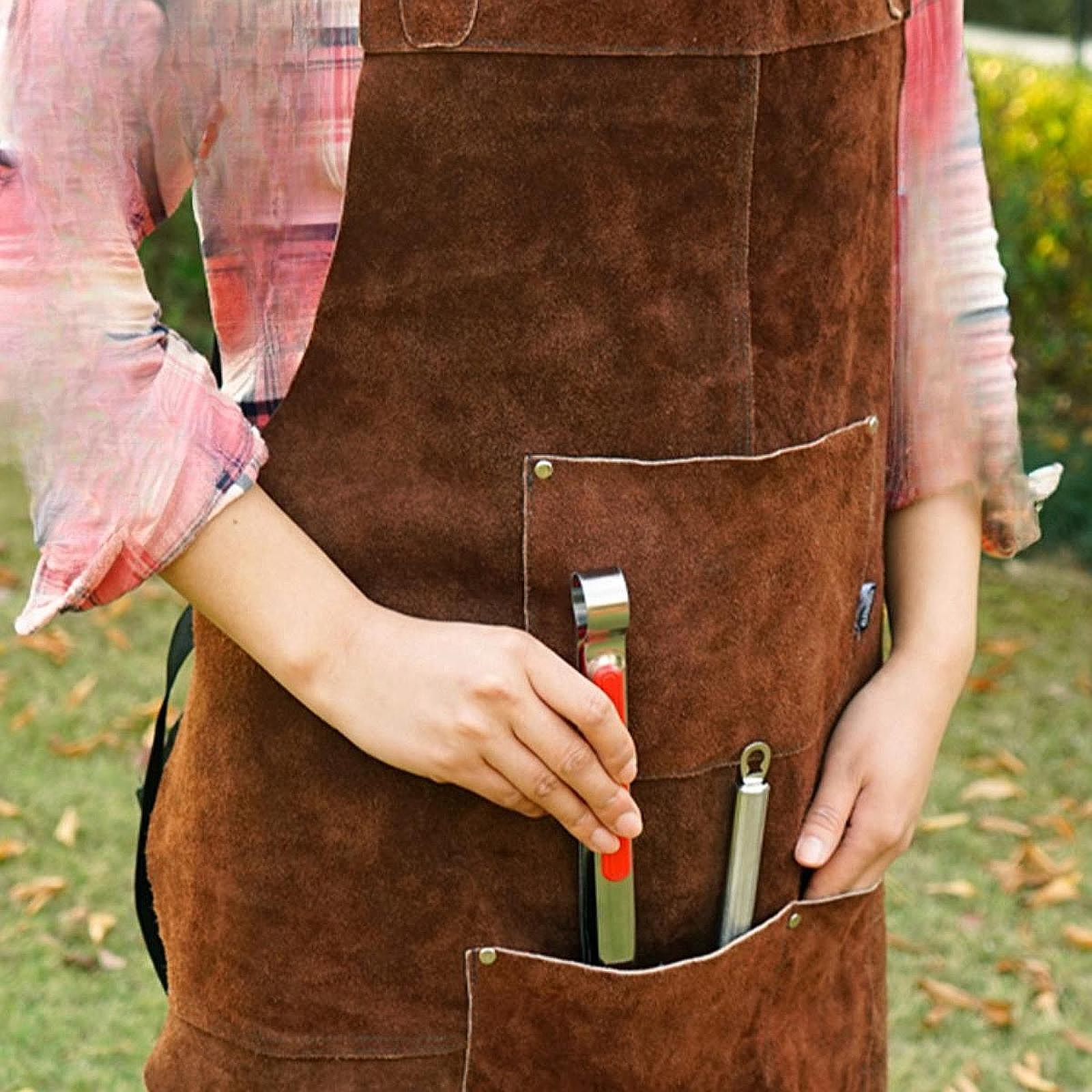Workshop Garage Apron Wear Res - Leather Work Japan review and price