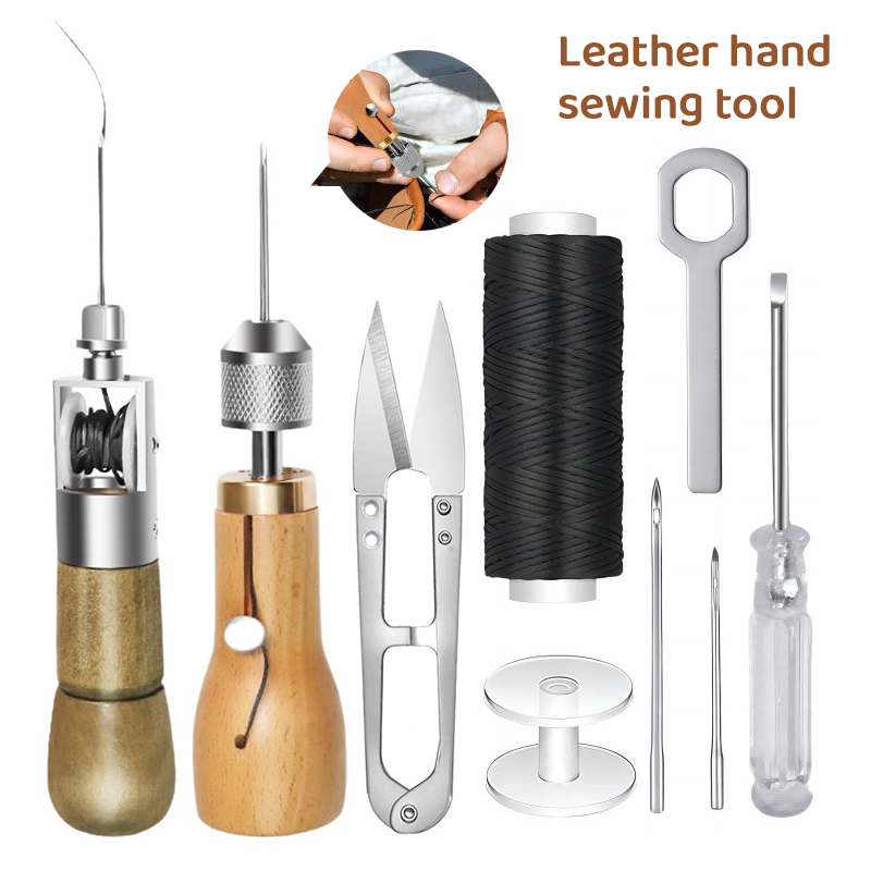 8pcs/set DIY Leather Sewing Th - Leatherwork Tool Kit review and price