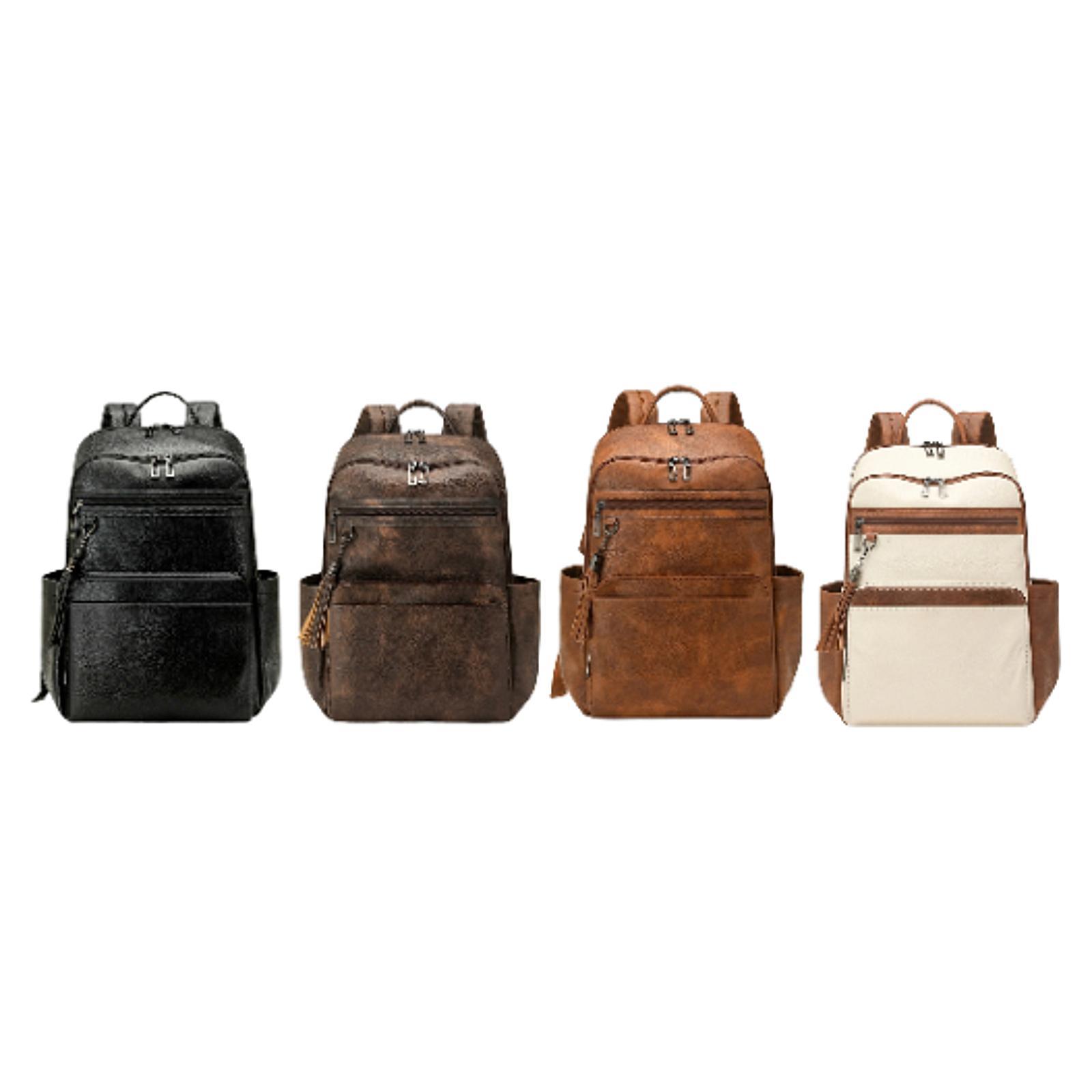 Premium PU Leather Womens Trav - Leather Work Womens Backpack review and price
