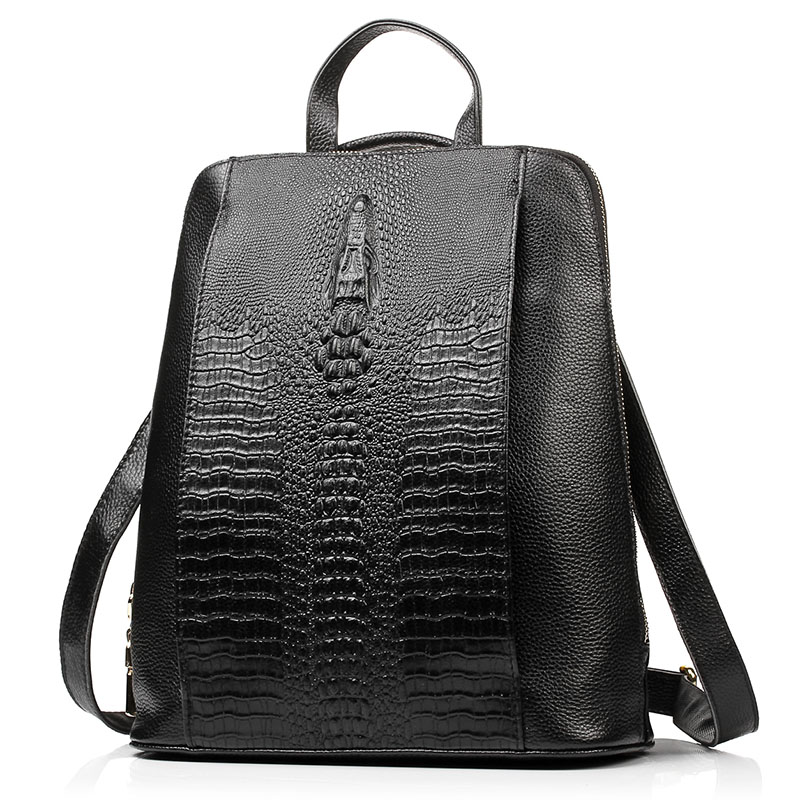 Zency Women's Crocodile Leathe - Leather Work Womens Backpack review and price